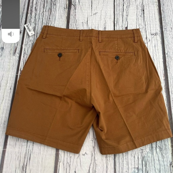 Goodthreads Men’s Slim-fit Flat-front Comfort Stretch Chino Brow short Sz 30W - Picture 2 of 12